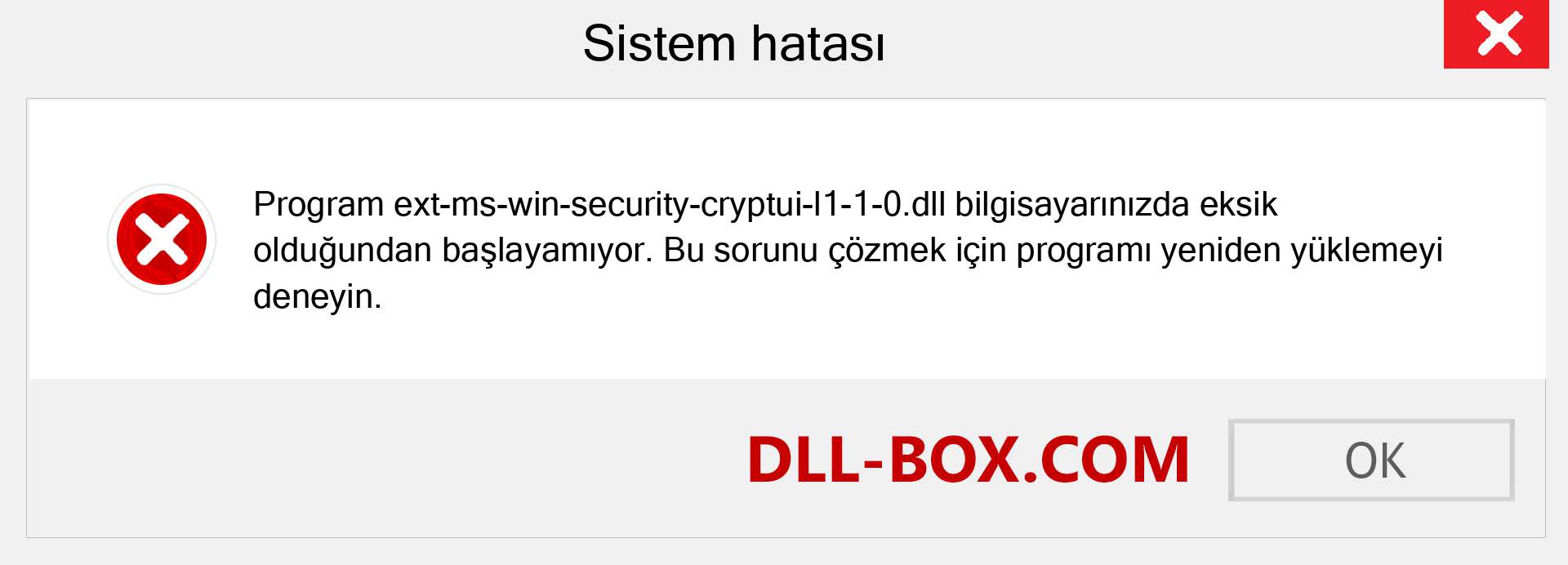 ext-ms-win-security-cryptui-l1-1-0.dll dosyası eksik mi? Windows 7, 8, 10 için İndirin - Windows'ta ext-ms-win-security-cryptui-l1-1-0 dll Eksik Hatasını Düzeltin, fotoğraflar, resimler